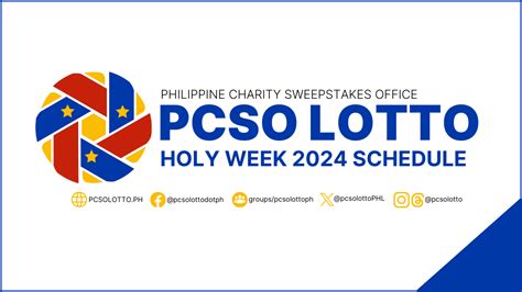 pcso game schedule|PCSO Lotto schedule Holy Week 2024 .